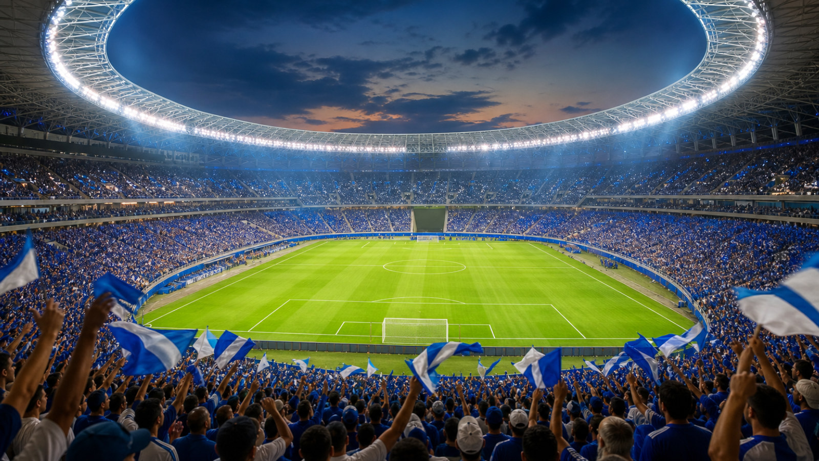 Ilustração do Mangueirão preparado para jogo decisivo do Paysandu
